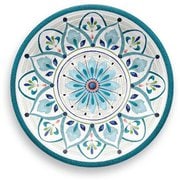 割れない食器 電子レンジ 食洗機対応 Moroccan Medallion (モロッカンメダリオン) 中皿 プレート 直径約22cm newWave(電子レンジ対応樹脂)製食器 PAN1085MSMTD