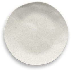 割れない食器 電子レンジ 食洗機対応 ORGANIC WHEAT （オーガニック ウィート） 中皿 アペタイザープレート 直径約17cm クリーム 白 PONAP1066MCE