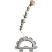 holder×恐竜 teether fikaオリジナルパッケージ付き ホルダー歯固めセット gray(グレー) GIF-HKGRY