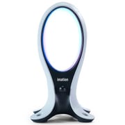 USBハブ搭載 RGBヘッドセットスタンド ホワイト IMHS100WH