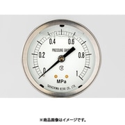 高島 グリセリン入圧力計(D枠埋込型・縁なし・中心ネジ・φ40)圧力レンジ0.0~2.5MPa 【1306125】 GR