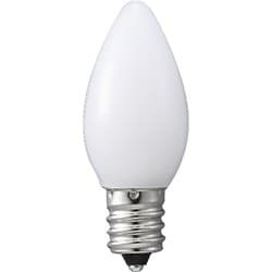 LEDローソク球 電球色 E12 ホワイト LDC1LG20E12W