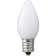 LEDローソク球 電球色 E12 ホワイト LDC1LG20E12W