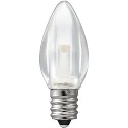 LEDローソク球 電球色 E12 クリア LDC1LG20E12C
