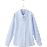 HCB4111-020-7 [ピエ 長袖ブラウス HCB4111 サックス 7]