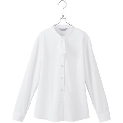 HCB4121-001-15 [ピエ 長袖ブラウス HCB4121 ホワイト 15]