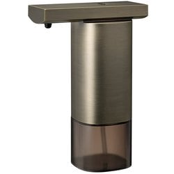 オートディスペンサー 泡タイプ 250ml 乾電池仕様 IPX4 タンク丸洗い可能 チタン ZBD-G011-TI