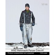 Man35192 1/35 WWII ドイツ 冬季の国防軍戦車兵 #1 [組立式プラスチックモデル]
