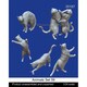 Man35187 1/24 動物セット59 ネコ [組立式プラスチックモデル]