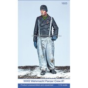 Man1605 1/16 WWII ドイツ 冬季の国防軍戦車兵 #1 [組立式プラスチックモデル]
