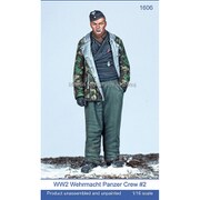 Man1606 1/16 WWII ドイツ 冬季の国防軍戦車兵 #2 [組立式プラスチックモデル]