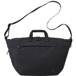 MLS938-BK [TROT ソフトショルダー L トラベル 旅行 散歩 2WAY ショルダーバッグ 13インチノートPC 対応 軽量 耐水 ブラック]