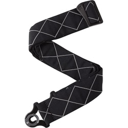 ギターストラップ ストラップロック構造搭載 Autolock Strap Black Diamond Padded 50BAL02