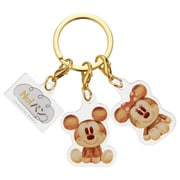 ディズニーキャラクター Nuiパン 3連アクリルキーホルダー キャラクターパン(すわり) ミッキー&ミニー