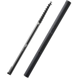 カーボン製11.5m 三脚なし フットペダル・ハードケース付 ブラック G80078 Bi Rod 10C-11500