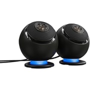 Pebble Nova プレミアムデスクトップ ステレオ スピーカー 同軸ドライバー構成 ブラック SP-PBLNV-BKA