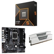 ASKドリームパック ASRock(AMD Ryzen 5 9600X W/O Cooler+ASRock B650M PG LightningCORSAIR VENGEANCE DDR5 (PC5-48000) 32GB White) ASK-R9600X-ASRB650SET