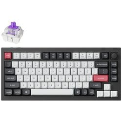 Q1 HE マグネットスイッチ搭載 QMKワイヤレス・カスタムメカニカルキーボード RGB US配列（テンキーレス）カーボンブラック Gateron ダブルレール・マグネティックスイッチ Nebula Q1H-M1-US