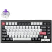 Q1 HE マグネットスイッチ搭載 QMKワイヤレス・カスタムメカニカルキーボード RGB US配列(テンキーレス)カーボンブラック Gateron ダブルレール・マグネティックスイッチ Nebula Q1H-M1-US