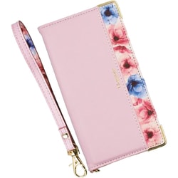 Galaxy S24 FE 用 ケース 手帳型 ブルーミー スマホケース フラワー ピンク BL-S24FE-PK