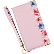Galaxy S24 FE 用 ケース 手帳型 ブルーミー スマホケース フラワー ピンク BL-S24FE-PK
