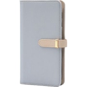 Galaxy S24 FE 用 ケース 手帳型 ベルテッド スマホケース シンプル スタンド機能 アイスグレー BD-S24FE-IG