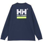 L/S Square Logo Tee ユニセックス カットソー (ON) XSサイズ HH32521