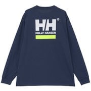 L/S Square Logo Tee ユニセックス カットソー (ON) Lサイズ HH32521