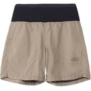 フリーラン ショーツ レディース ランニングウェア ショートパンツ キャバングレー(CR) Lサイズ NBW22591