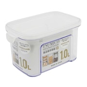 TSUMICO 食品保存容器 M 1L S・M・Lを積み重ねて高さがそろう スタッキング クリア ナチュラル 縦17.5×横11.4×高さ10.5cm 日本製 KK-642