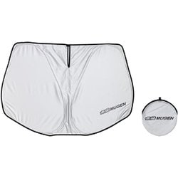 90000-XNAB-830A [サンシェード MUGEN SUNSHADE S660 JW5 幅115cm×高さ80cm 折りたたみ式 ポリエステル シルバー]