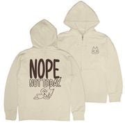 どこでもいっしょ トロの「今日はいいや」ジップパーカー Ver.2.0 LIGHT BEIGE Lサイズ