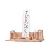 神棚 神棚セット chestnut shelfフルセット 壁掛け 神具付き シンプル