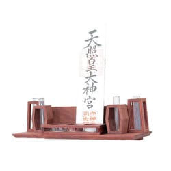神棚 神棚セット walnut shelfフルセット 壁掛け 神具付き シンプル