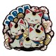 木製 エッチングマグネット 招き猫3匹 NB-JWE296