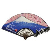 木製 マグネット 青富士(扇子) NB-JW341