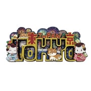 木製 ホイルマグネット 文字 TOKYO(花火) NB-JWE329