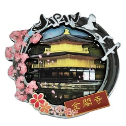 木製 マグネット 金閣寺 NB-JW330