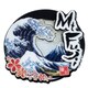木製 エッチングマグネット 浮世絵 MtFUJI NB-JWE273