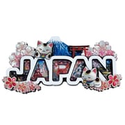 木製 エッチングマグネット 招き猫JAPAN NB-JWE298