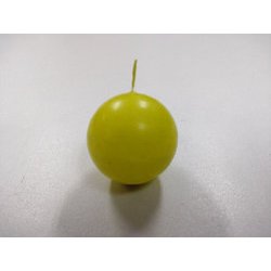 ボールキャンドル（50ヶ入） 40044 イエロー PKYL903
