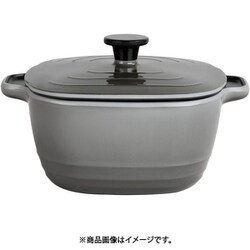 メラミン パールリバーポット 24cm グレー RZI0111