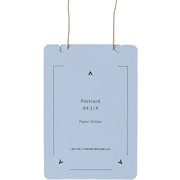 オール紙製イベント名札 はがき・A4四折サイズ 50枚入 ロイヤルブルー CT-E4