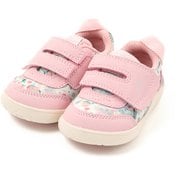 ifme CALIN 水彩花柄ワンベルトスニーカー ベビー スニーカー ピンク 12cm 203815
