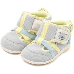 IFME コアラモチーフサマーファースト ベビー スニーカー グレー 12cm 205300