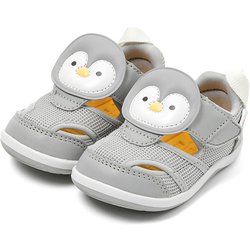 IFME PARK Bアニマルウォーター ベビー ウォーターシューズ グレー 15cm 205306