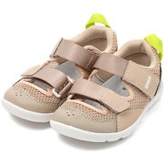 IFME ダブルベルトウォーター キッズ ウォーターシューズ ベージュ 18.5cm 205320
