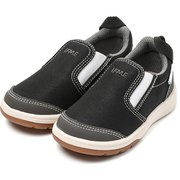 IFME ベーシックカラースリッポン キッズ スニーカー ブラック 17.5cm 205321