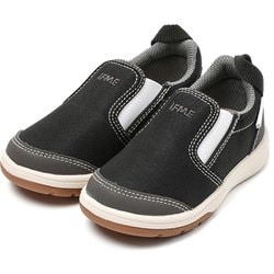 IFME ベーシックカラースリッポン キッズ スニーカー ブラック 18.5cm 205321