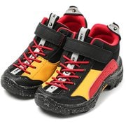 IFME+K vibramソール ミドルカットブーツ キッズ ハイキングシューズ ブラック 19cm 205349